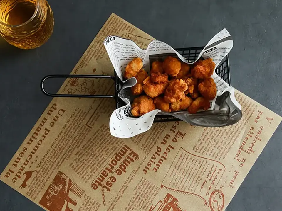 Custom printed food wrapping paper