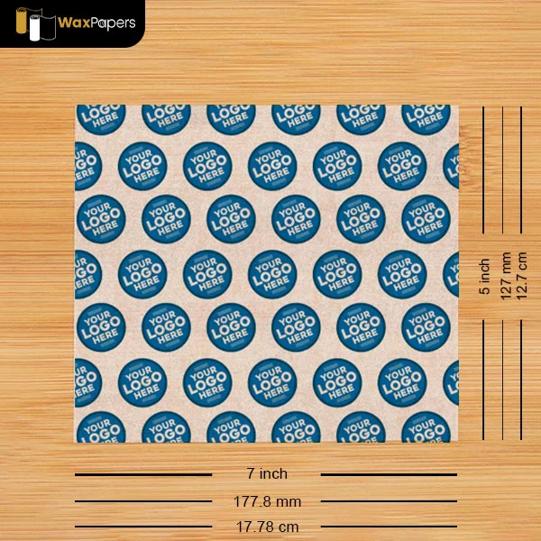 7″x5″ Custom Taco Paper