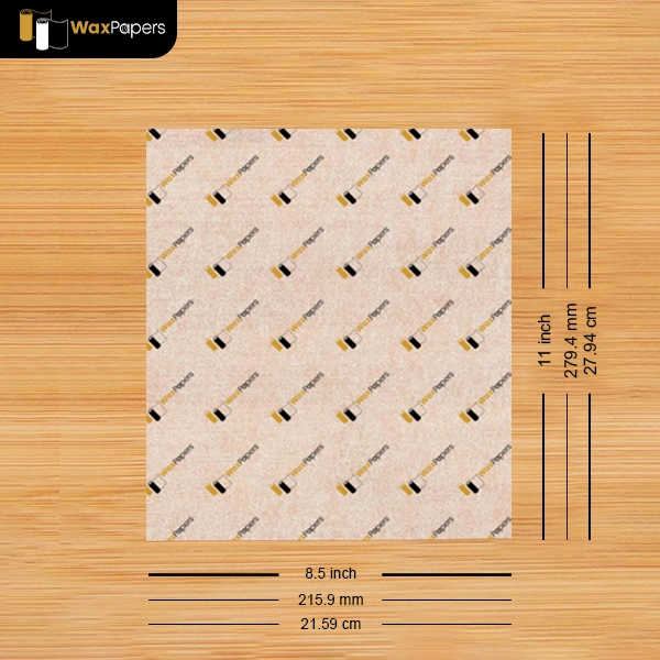 8.5″x11″ Custom Taco Paper