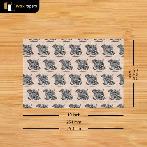 10″x8″ Custom Taco Paper