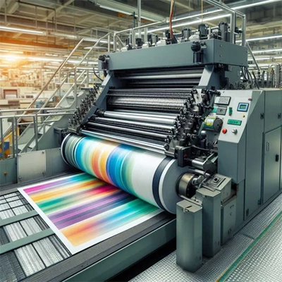 Offset lithography printing example