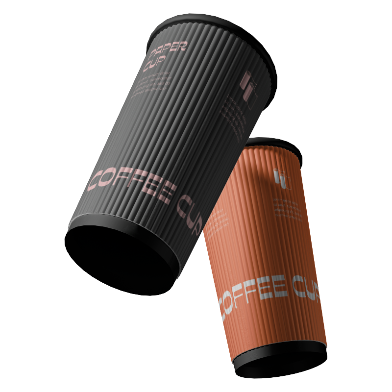 custom Double wall paper cups