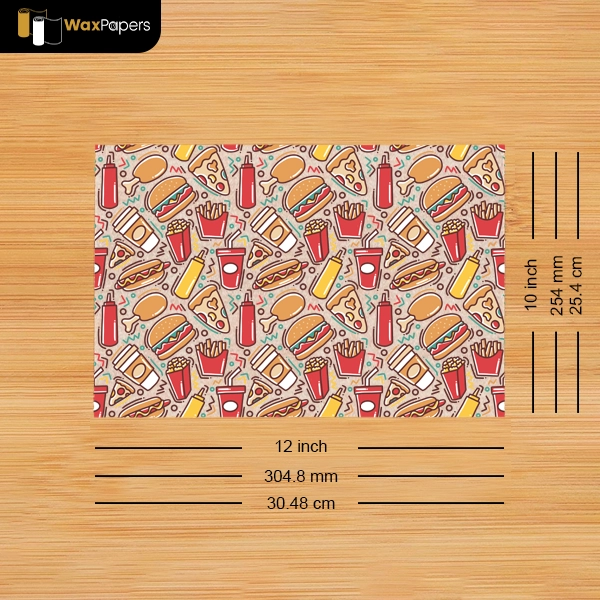 12”x10” Custom Bagel Paper
