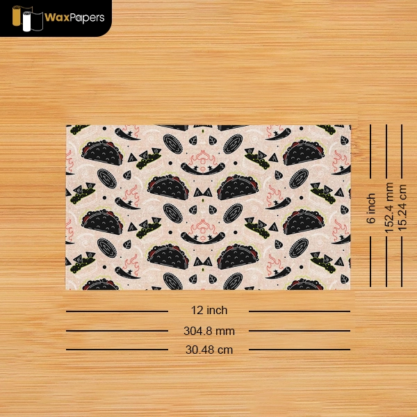 12″x6″ Custom Bagel Paper